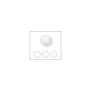 6 mm One Hole Crystal Pearls Swarovski - 10 pcs..