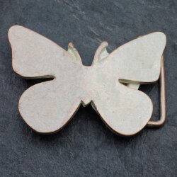 Belt Buckle Butterfly, 8,0x5,5 cm, Rosepearl