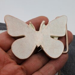 Belt Buckle Butterfly, 8,0x5,5 cm, Rosepearl