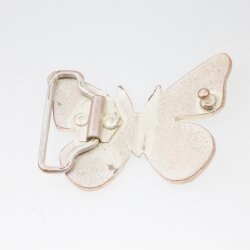 Belt Buckle Butterfly, 8,0x5,5 cm, Rosepearl