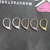 10 Pairs Raw Brass Lever Back With Tear Drop Earring Finding