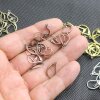 10 Pairs Raw Brass Lever Back With Tear Drop Earring Finding