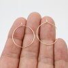 10 Pairs 34 mm Earring Hoops, Hoop Ear Wire, Hoops, lightweight hoops