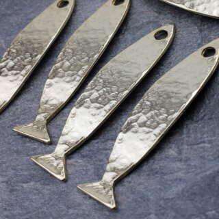 1 Fisch Anhnger Gold
