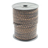1 m Black &Braun, Braided Leather Cord 4 mm