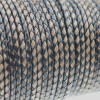 1 m Black &Braun, Braided Leather Cord 4 mm