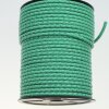 1 m Sea Green, Braided Leather Cord 4 mm