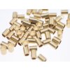 100 Raw Brass Tube, (7x5mm)