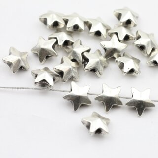10 Stern Perlen 11 mm ( 2  mm)