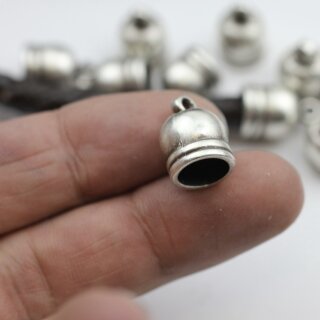 10 Schmuckzubehr Endkappen 17*11 mm ( 9 mm)
