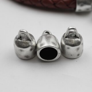 5 Schmuckzubehr Endkappen 19*12 mm ( 9 mm)