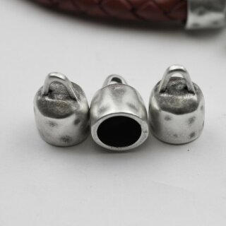 5 Schmuckzubehr Endkappen 19*12 mm ( 9 mm)
