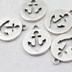 5 Anchor Charms Pendants