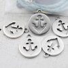 5 Anchor Charms Pendants