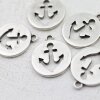 5 Anchor Charms Pendants