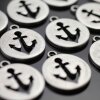 5 Anchor Charms Pendants