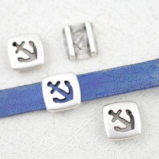 10 Schiebeperle Anker 13*13 mm ( 10*2 mm)