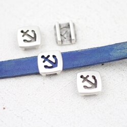 10 anchor Sliderbeads 13*13 mm (Ø 10*2 mm)