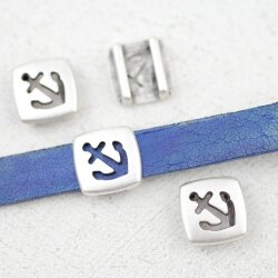 10 anchor Sliderbeads 13*13 mm (Ø 10*2 mm)