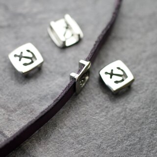 10 Schiebeperle Anker 13*13 mm ( 10*2 mm)
