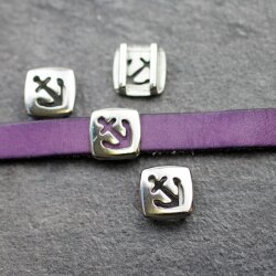 10 anchor Sliderbeads 13*13 mm (Ø 10*2 mm)