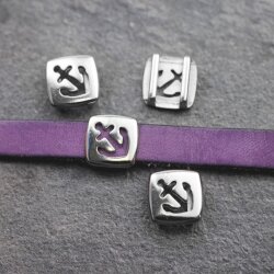 10 Schiebeperle Anker 13*13 mm ( 10*2 mm)