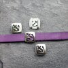 10 anchor Sliderbeads 13*13 mm (Ø 10*2 mm)