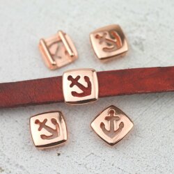 10 anchor Sliderbeads 13*13 mm (Ø 10*2 mm)