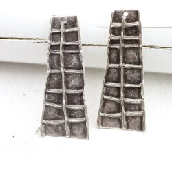 1 PC Antique Silver Plated Pendant Charm for Jewelry Making Supply
