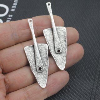 2 Zamak Charms Pendant