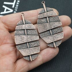 2 Zamak Charms Pendant