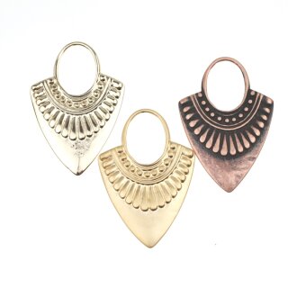 1 Tribal Charms Anhnger Mattgold