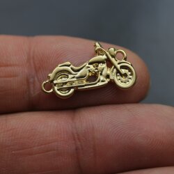 10 Schmuckzubehör, Motorrad Charms Anhänger