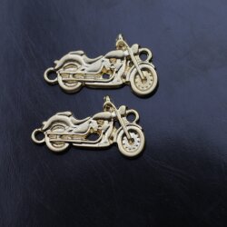 10 Motorbike charms connector,pendant connectors