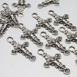 10 Cross Pendant, Crucifix Cross charms