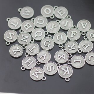 Alphabet Letter Charms, Double Sided