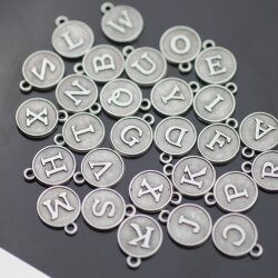 Alphabet Letter Charms, Double Sided