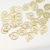 Alphabet LetterCharms, Double Sided Gold