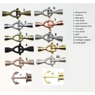 Buchstaben Anhnger Beidseitig Rhodium Imitation