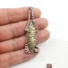 Antique Brass + Antique copper Charms Pendant