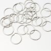 50 Altsilber Rund Binderinge 13 mm 1,2 mm