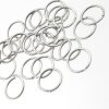 50 Altsilber Rund Binderinge 13 mm 1,2 mm