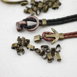 50 Connectors Findings, Clasp for leather
