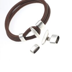 5 Sets Leather Bracelet hook clasp T-Bar Hook Clasp,...