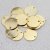 10 Round Disc Stamping Tags, metal stamping, Logo Tags for textiles, bags, hats,  leather and Jewelry Tags