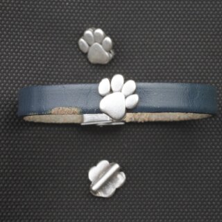 10 Zamak Paw Slider Bead 14*13 mm (Ø 10*2 mm)