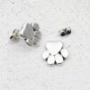 5 Pairs Dog Cat Paw Print Stud Earrings