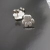 5 Pairs Dog Cat Paw Print Stud Earrings