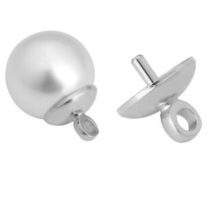 30 Silver Aufhnger fr Perlen, Perlen sen