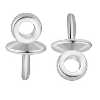 30 Silver Aufhnger fr Perlen, Perlen sen